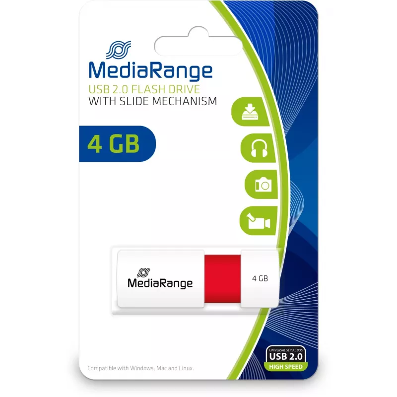 USB flash drive MediaRange 4 GB USB Type-A 2.0 MR970