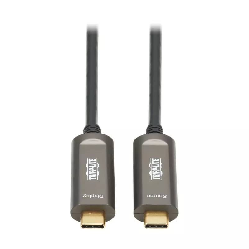 Tripp Eaton Tripp Lite Series USB-C to USB-C Plenum-Rated Fiber Active Optical Cable (AOC)
