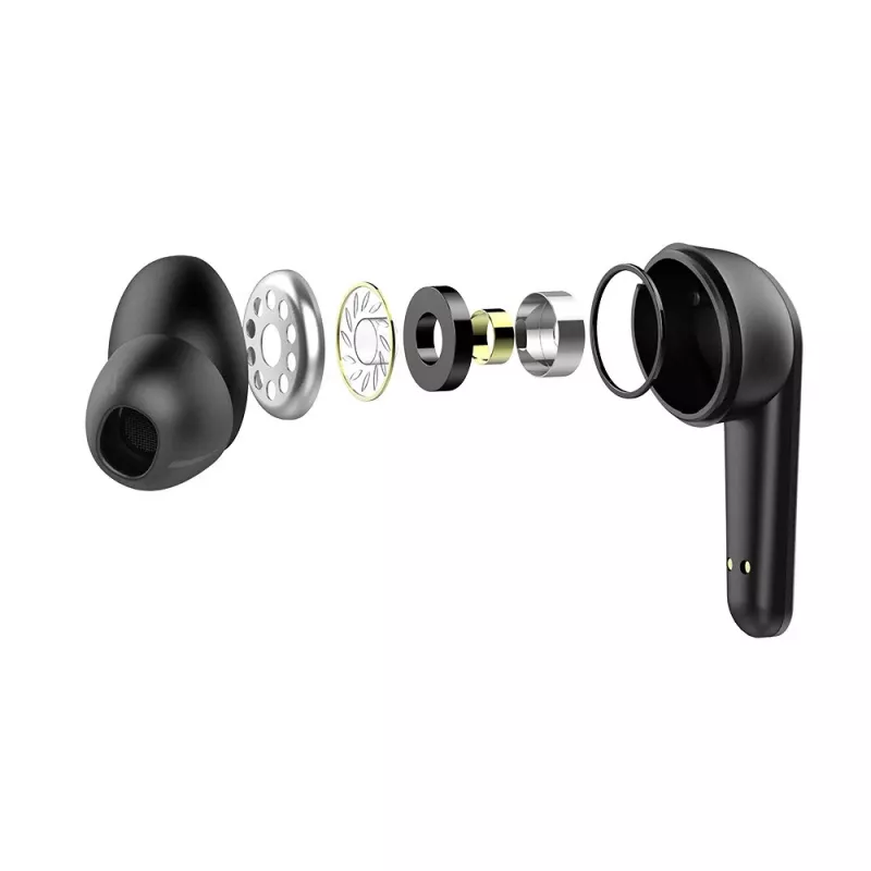 SAVIO in-ear TWS headset TWS-12, Bluetooth 5.3, built-in mic, black