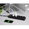 Tracer PowerGuard PRO Black 5 AC outlets 1.6 m 3680 W