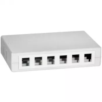 LOGILINK- Keystone Surface Mounted Box 12 port UTP, white (NK4033)
