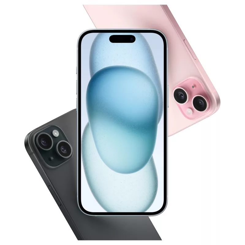 Apple iPhone 15 Plus 17 cm (6.7) Dual-SIM iOS 17 5G USB Type-C 512 GB Black (MU1H3ZD/A)