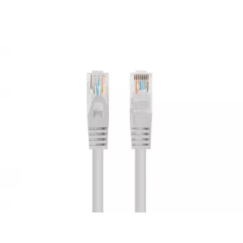 Network cable LANBERG PCU5-10CC-0025-S Cat5e U/UTP RJ-45 — 0.25 m, Grey