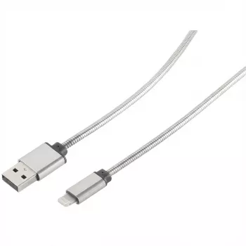 ROLINE - iPad/iPhone/iPod charging/data cable - Lightning / USB - USB Type A, 4-pin (M) - Lightning (M) - 1.8 m - Shielded - (USB/USB 2.0) - White (11.02.8322)