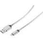 ROLINE - iPad/iPhone/iPod charging/data cable - Lightning / USB - USB Type A, 4-pin (M) - Lightning (M) - 1.8 m - Shielded - (USB/USB 2.0) - White (11.02.8322)