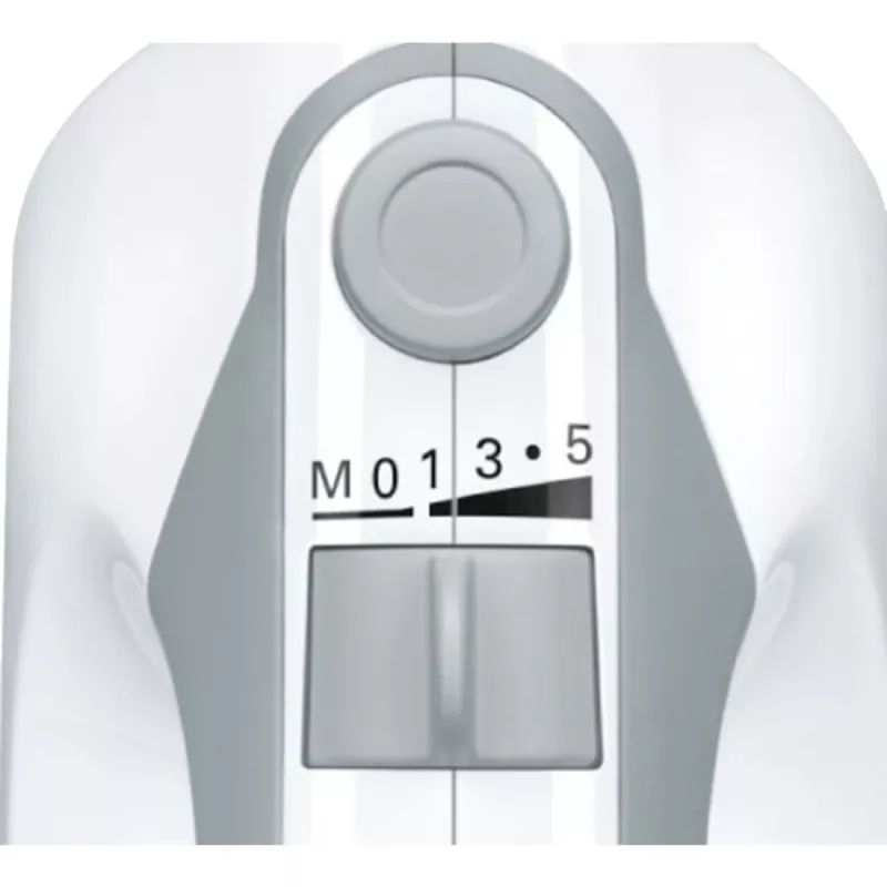 Hand mixer Bosch MFQ36400 — 450 W, 5 speeds, turbo, 1.3 m cord, grey/white