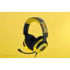 Headset Razer Kraken V4 X Pokemon — Wired USB-C/USB-A, Supraaural, 20–20000 Hz, 1.8 m cable, 310 g, Black/Yellow