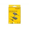 DeLock USB2.0 Extension Cable 10m active with 4 port Hub - Hub - 4 x USB2.0 (82748)