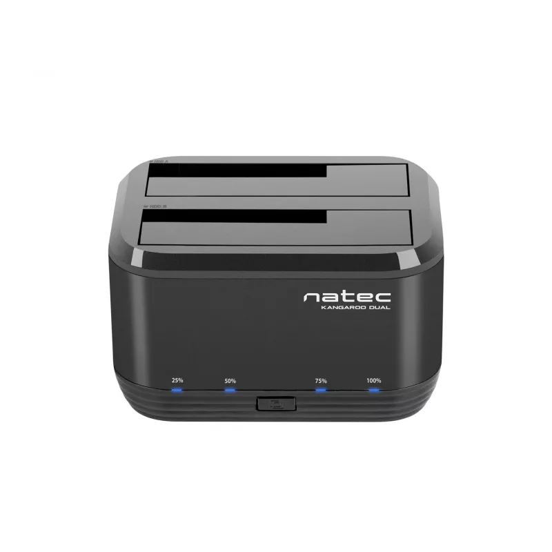 HDD docking station 2,5/3,5 USB 3.0 Natec Kangaroo Dual, cloning function, power adapter