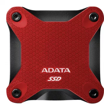 External SSD ADATA SD620 1 TB, Portable USB 3.2 Gen 2 (Micro-USB B), Read 520 MB/s, Write 460 MB/s, Shock resistant, Red