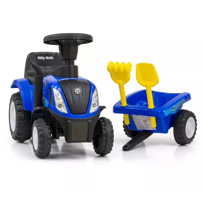 Ride-on vehicle milly mally New Holland T7 tractor, model 27652, blue