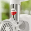 Electric household meat grinder SMAPP 489.8 — 2000 W, 3 strainers (2.7 / 8 mm), non-slip feet, grey