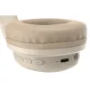 Wireless over-ear headphones DEFENDER EEMOTION B640 BEIGE — binaural, closed acoustic, USB-C, AUX, 20–20000 Hz, 105 dB
