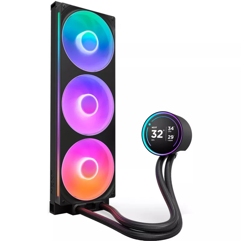 Kraken Elite 420 RGB 420 mm, Liquid Cooling black