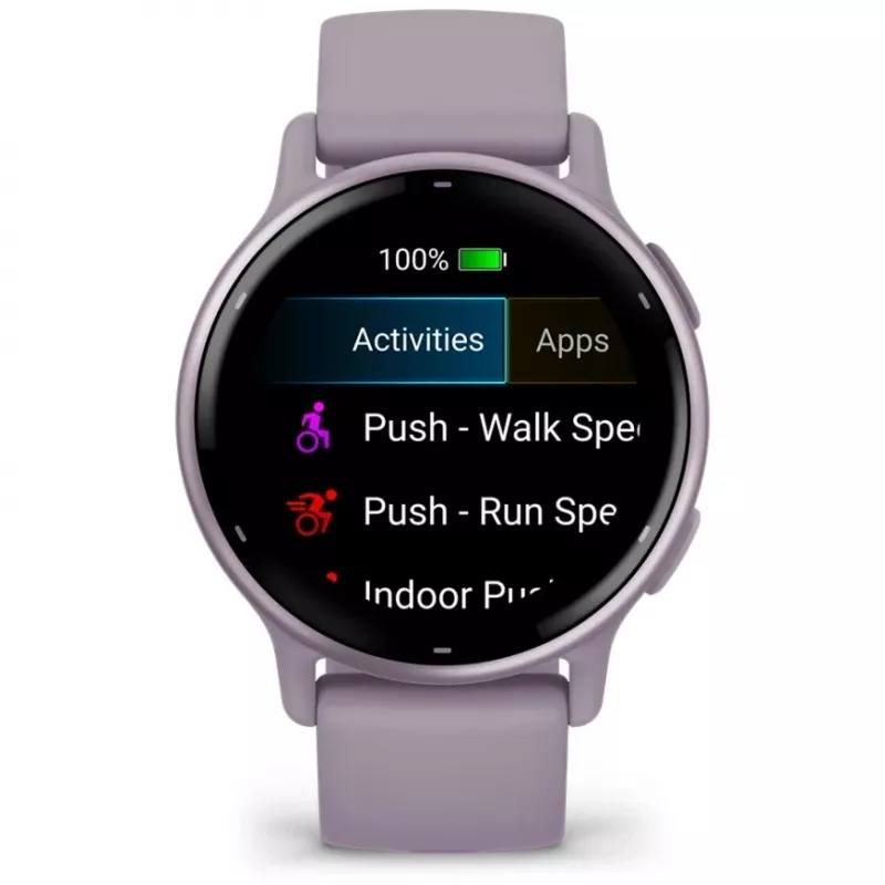 Garmin Vivoactive 5 3.05 cm (1.2) AMOLED Digital 390 x 390 pixels Touchscreen Violet Wi-Fi GPS (satellite)