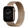 Apple Milanaise Watch Strap, Gold, 46mm, S/M, MGJ44ZM/A