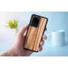 Phone case man and wood for Samsung Galaxy S20 Ultra — cappuccino black