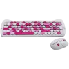 Wireless Keyboard and Mouse Set CANYON HSET-W6 Pink Kitty Edition
