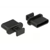 Socket safety cover DeLOCK 64013 USB Type-C Black