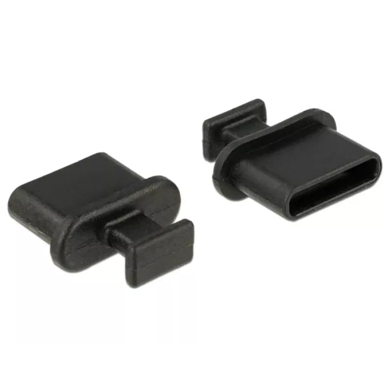 Socket safety cover DeLOCK 64013 USB Type-C Black