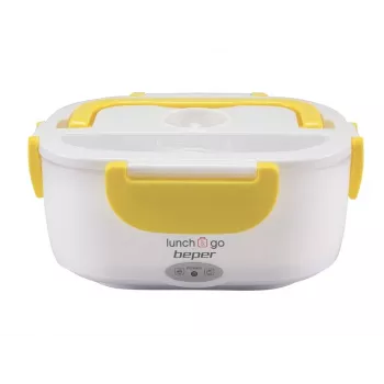 Electric lunch box Beper 90.920G - 1 L food warmer, yellow