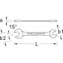 Open End Wrench Gedore 6068390 Weight 594g Package Depth 75mm
