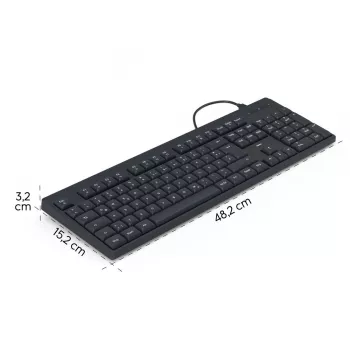 wired keyboard CK-100 black