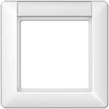 Wall plate JUNG AS 581 NA WW White, Duroplast, 80.5×80.5 mm