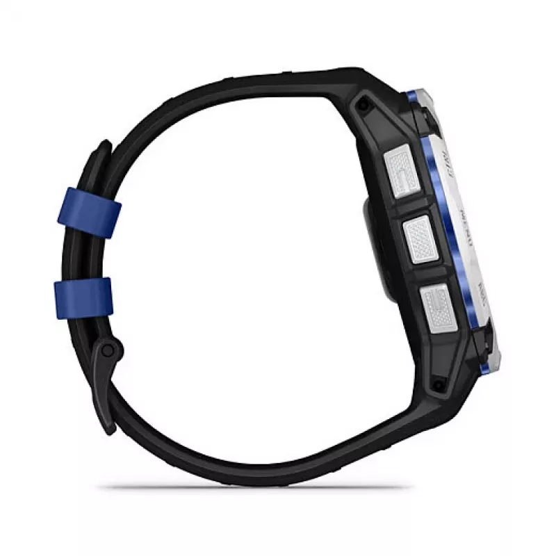 Smartwatch GARMIN Instinct 3.05 cm (1.2 inch) AMOLED 45 mm 390x390 px Touchscreen Black White GPS 4 GB 53 g Silicone band