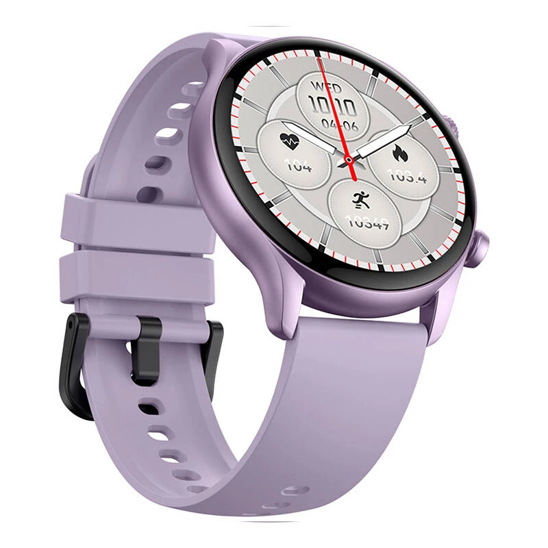Smartwatch Zeblaze Btalk 3 Plus — 1.39 inch (3.53 cm) IPS 360×360 px, Touchscreen, Silicone Band, Purple