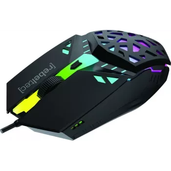 Wired gaming mouse Rebeltec SHARK — ergonomic design, optical sensor