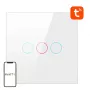 Smart light switch Avatto TS02-EU-W3 WiFi 3-way — wall-mounted Wi‑Fi switch for multi‑location control