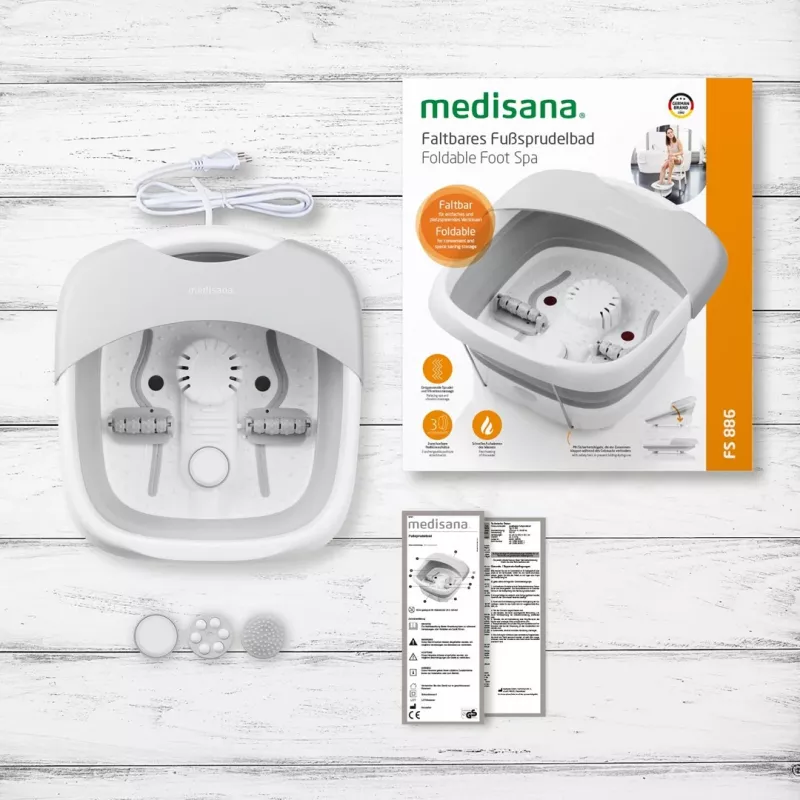 Medisana FS 886 foot bath, white/grey