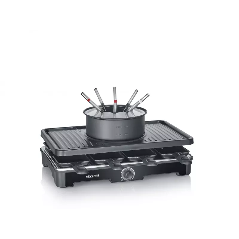 Raclette Grill Severin RG 2347 8 Persons 1400 W Black