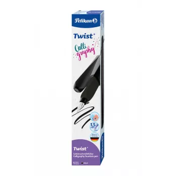 Fountain pen Pelikan Twist Calligraphy Black