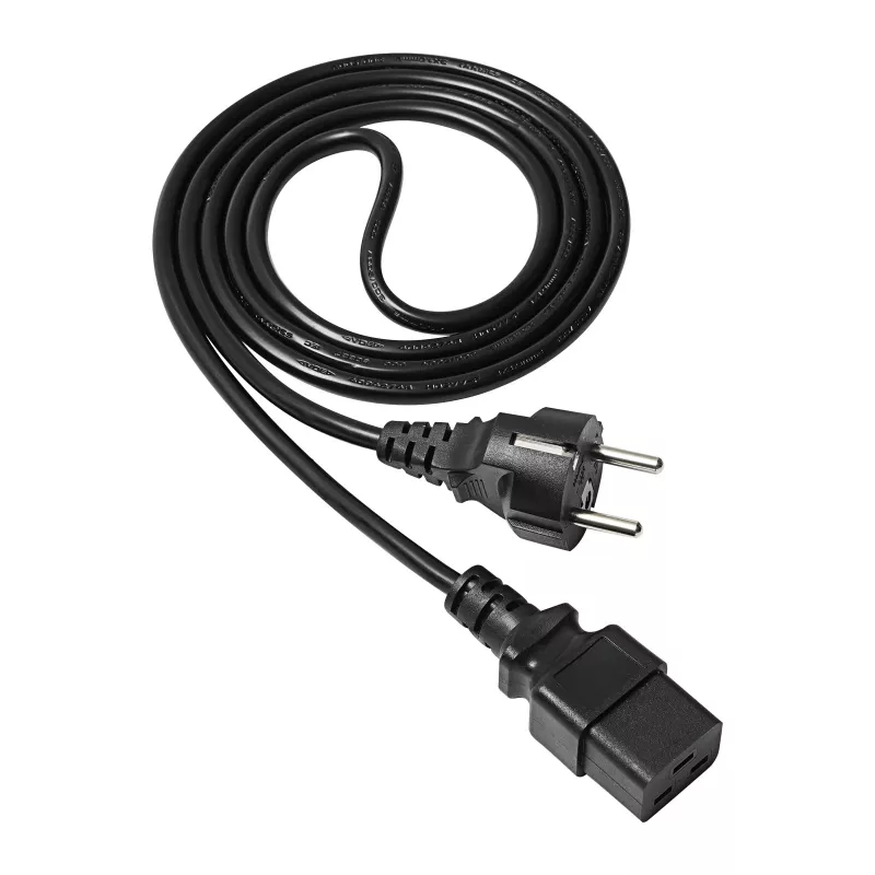 Akyga Server Power Cable CEE 7/7 to IEC C19, 250 V, 1.8 m (AK-UP-01)
