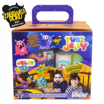 Small aquarium jelly set TUBAN TU3329 — 6 colors, small monster figures