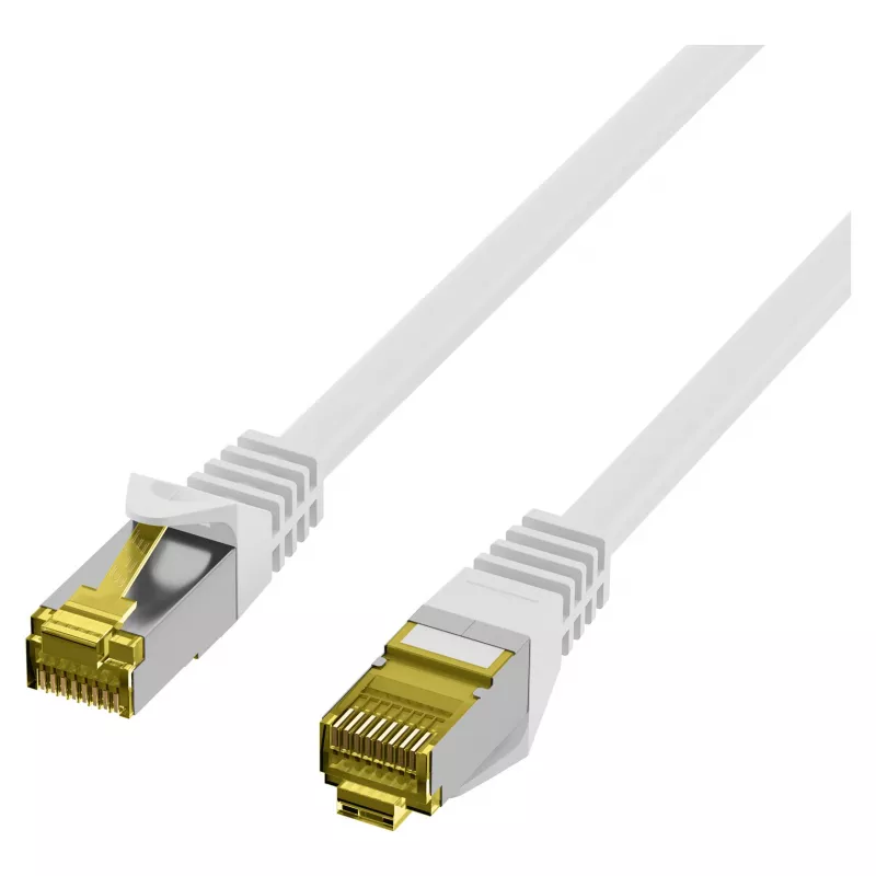 EFB-Elektronik RJ45 Patch Cable Cat.6A S/FTP LSZHCat.7 Raw Cable White 0,15m Manufacturer: EFB Elektronik (MK7001.0,15W)