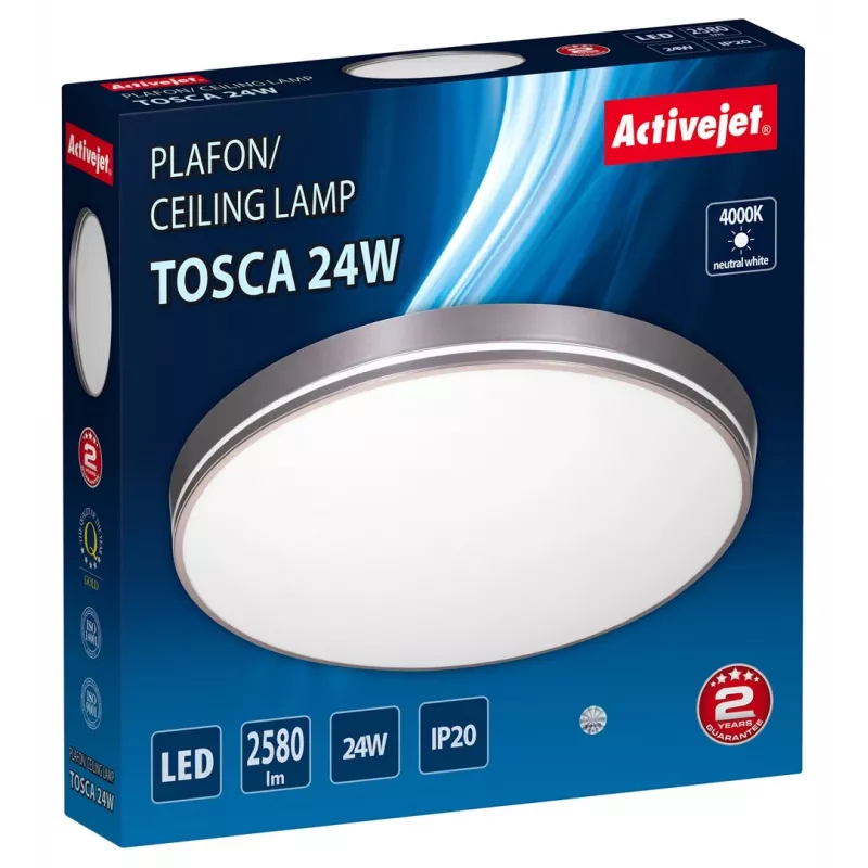 Activejet AJE-TOSCA LED ceiling light 24W