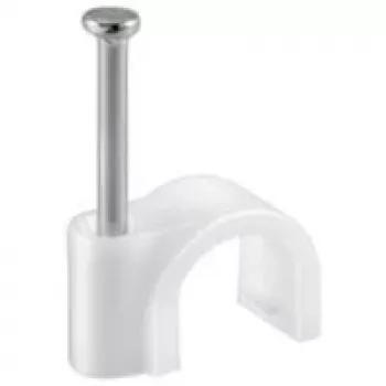 Cable Clamp, White - Max Cable Diameter 12.0mm
