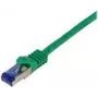 Logilink Professional Ultraflex - Patch-Cable - RJ-45 (M) to RJ-45 (M) - 50 cm - 6 mm - S/FTP -Cat.7 Raw Cable (Cable) / CAT 6a (Ports) - Halogen-Free, Moulded, Snagless - green RA