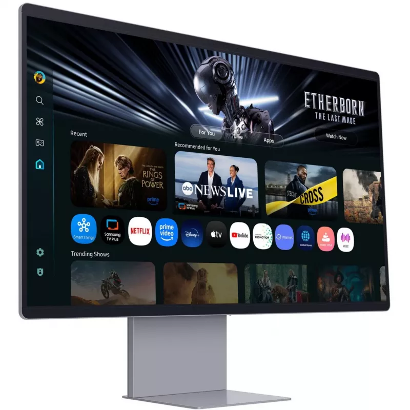 Samsung M90SF computer monitor 81.3 cm (32 inch) 3840 x 2160 pixels 4K Ultra HD OLED Silver