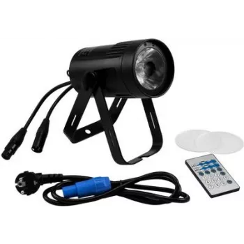 LED effect light EUROLITE PST-15W DMX 1 LED — compact stage/studio fixture with DMX control