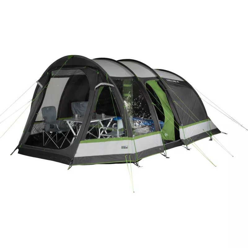 High Peak Bozen 5.0 Family Tunnel Tent (Grey/Green)