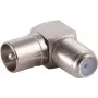 IEC Angle Adapter ShiverPeaks 85209 — F-type Socket to IEC Right-Angle Adapter