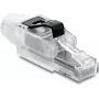 DELOCK RJ45 plug field-terminable Cat.6A unshielded transparent/black (91127)