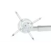 Wall mount AVTEK WallMount Next 1200 — steel, white, telescopic, 360° swivel, tilt ±42°, max load 20 kg