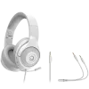 LORGAR Noah 101, Gaming headset with microphone, 3.5mm jack connection, cable length 2m, foldable design, PU leather ear pads, size: 185*195*80mm, 0.245kg, white
