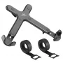 Notebook desk holder MACLEAN MC-836 — adjustable height, ergonomic design, black, for horizontal laptop use (58.5×236×320 mm)