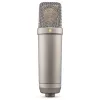 Studio condenser microphone RØDE NT1‑A 5th Gen — cardioid, XLR/USB, 24/32‑bit, up to 192 kHz, max SPL 142 dB, silver
